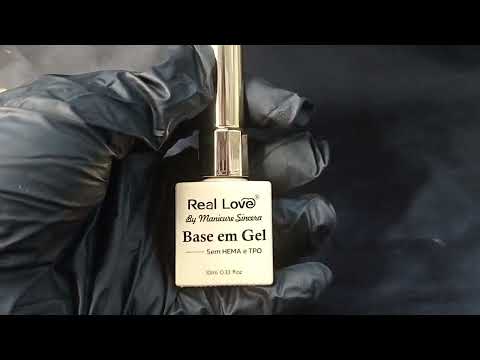 BASE EM GEL BY MANICURE SINCERA SEM HEMA E TPO REAL LOVE 10 ML