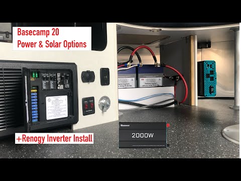 Basecamp 20 Power & Solar Upgrades plus Inverter Install