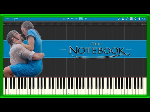 THE NOTEBOOK 📘 Theme Song 🎬 (PIANO TUTORIAL) 🎹 #1