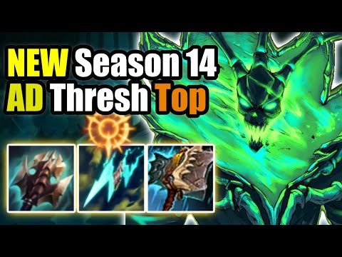 My NEW Thresh Top Build - Season 14 Titanic Hydra Split Pusher - League of Legends Off Meta