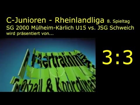 U15 SG 2000 Mülheim-Kärlich vs. JSG Schweich