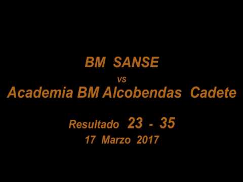 12.BM Sanse vs Academia BM Alcobendas 17-3-2017 23-35 MP4HD 720p