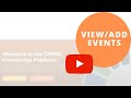 View Or Add Events Knowledge Platform