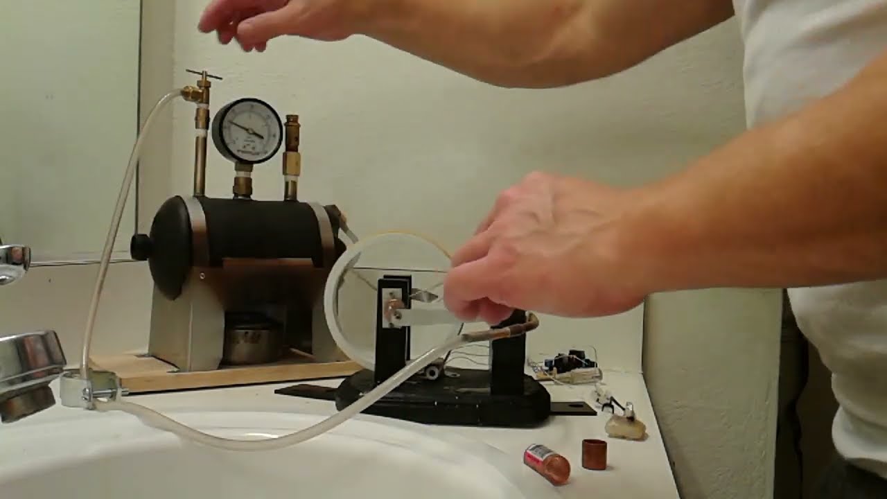 Steam Engine Take 4   DC Motor = Electricity