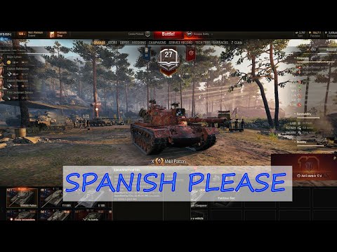 World of Tanks - How to change the language of World of Tanks to Spanish?