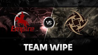 Team wipe by Team Empire vs Ninjas in Pyjamas @Major All Stars Dota 2 Tournament