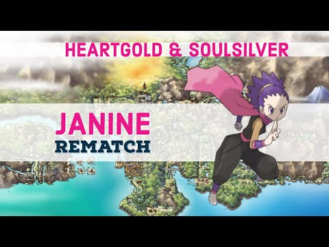 How to Rebattle Janine + Rematch - Pokemon HeartGold & SoulSilver