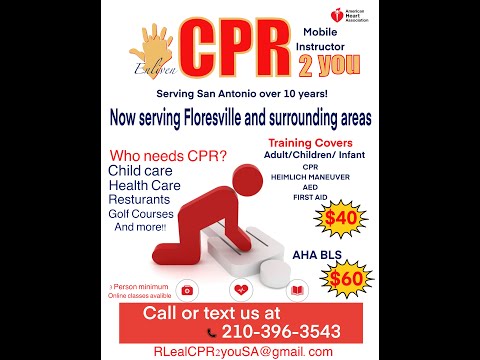 Adult, Child and Infant CPR Training