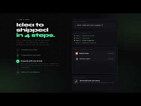 Vibe Code Planner video preview