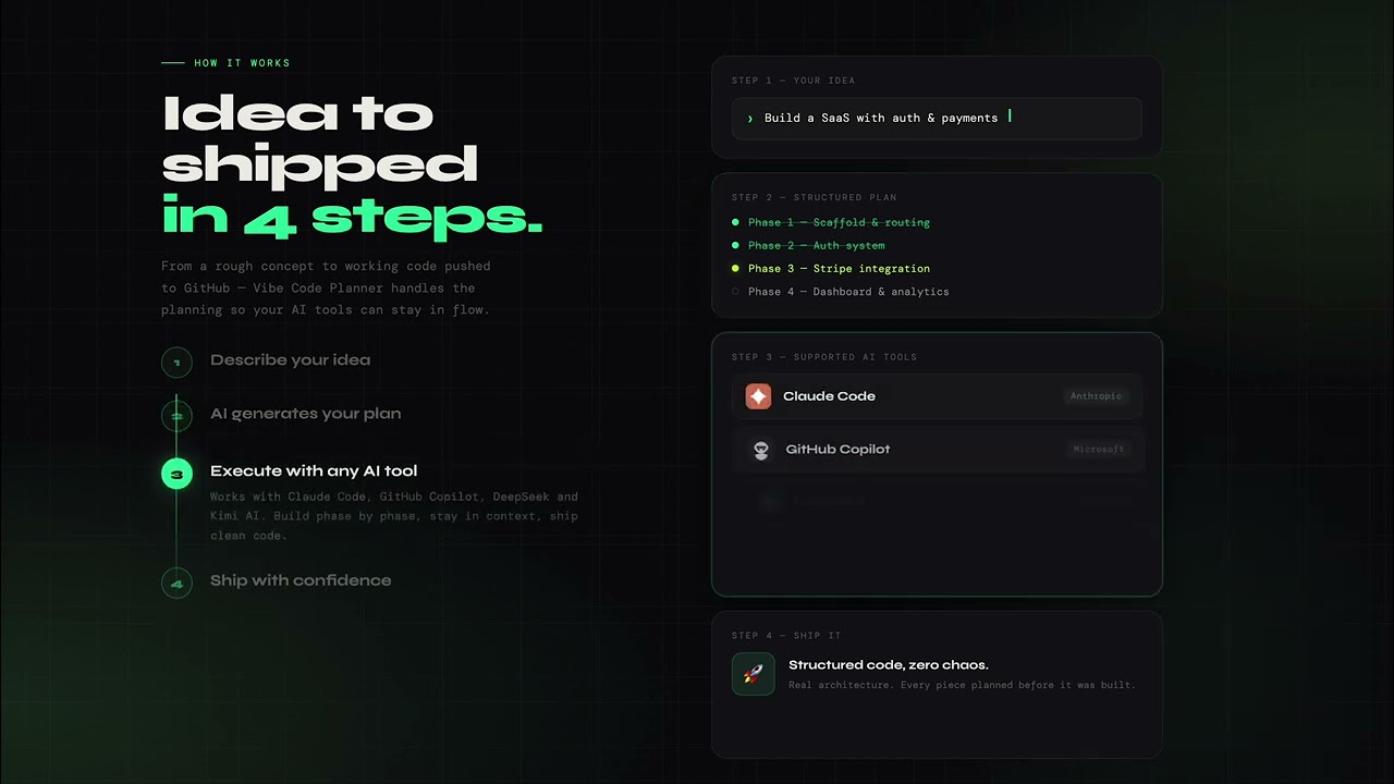 Vibe Planner demo video