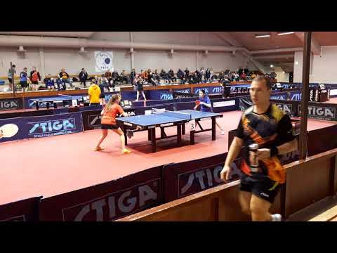 Luo Yumo beat Anastasiia Burkova in the quarter final (Finnish championships 2020)