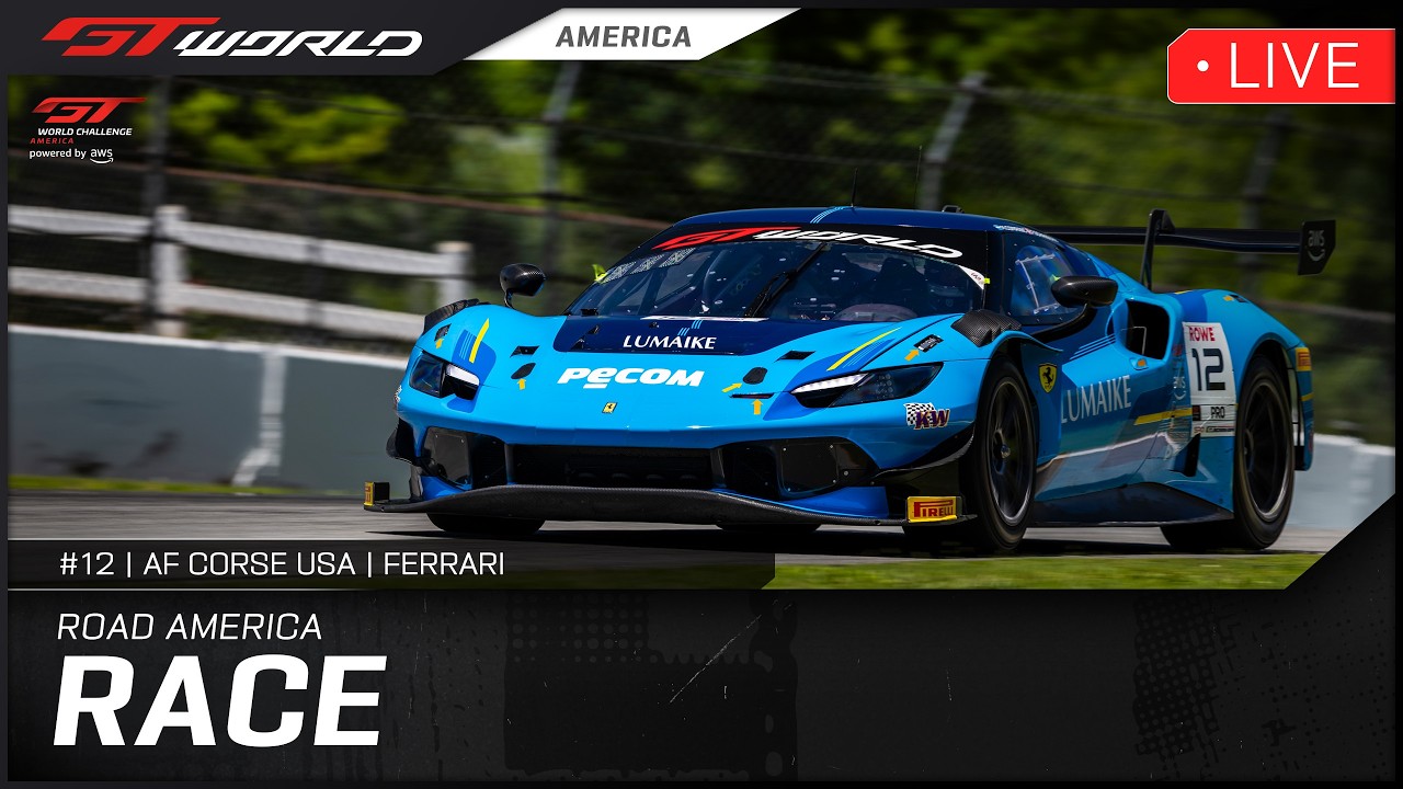 LIVE | OB CAR 12 | Race | Road America | GT World Challenge America powered by AWS 2026