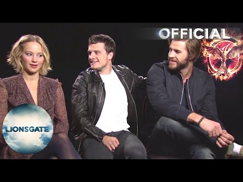 Mockingjay Interview with Jennifer Lawrence, Josh Hutcherson and Liam Hemsworth