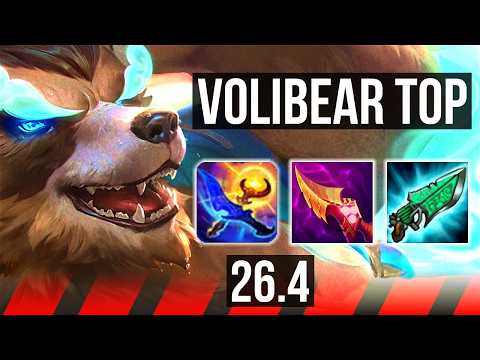 VOLIBEAR vs AKALI (TOP) | 61K damage | KR Master | 26.4