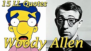 15 Amazing Epic Quotes from ★ Woody Allen