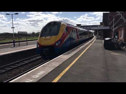 Wellingborough train station on the Midland mainline high speed trains 25/3/19