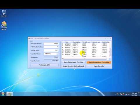 Loan EMI Calculator Software