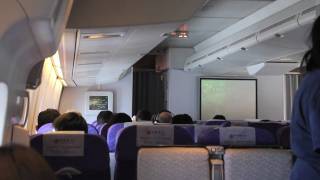 preview picture of video 'AIR CHINA, San Francisco to Beijing SFO-PEK  Flight 986'