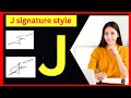 J signature style | Signature J | J signature ideas