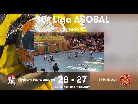 LIGA ASOBAL J12: Fertiberia Puerto Sagunto - Bada Huesca 28-27