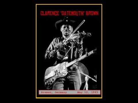 Clarence 'Gatemouth' Brown - Bremen, Germany (May 12, 1983)