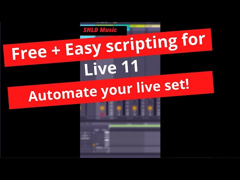 Easy scripting for Ableton Live 11 / Automate your live set with scripts in your clips