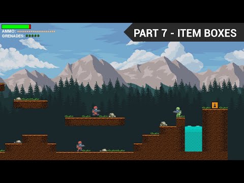 PyGame Scrolling Shooter Game Beginner Tutorial in Python - PART 7 | Collectible Items