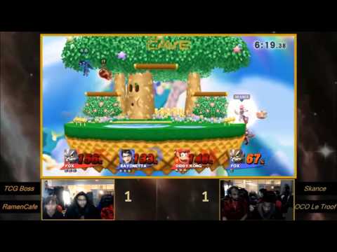 OCO Le Troof & Skance (Blue) Vs. Boss & RamenCafe (Red) SSB4 - Grand Finals