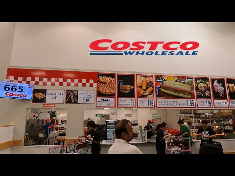 Costco Chicken Burger & Hot Dog
