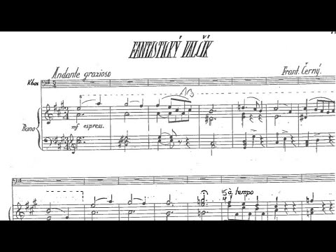 František Černý - "Valse Fantastique" for Double Bass and Piano