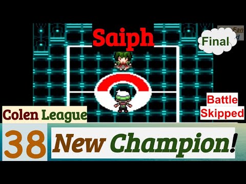 Pokemon Saiph Part 38 PokeFan New Champion Of Colen League | GBA Rom Hack