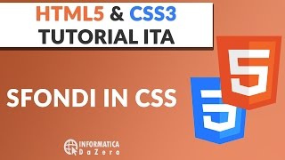 Sfondi CSS | HTML5 e CSS3 Tutorial ITA