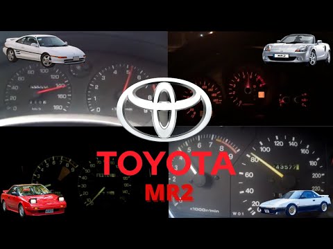 TOYOTA MR2 acceleration (all generations)