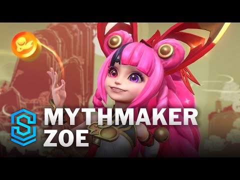 Mythmaker Zoe Wild Rift Skin Spotlight