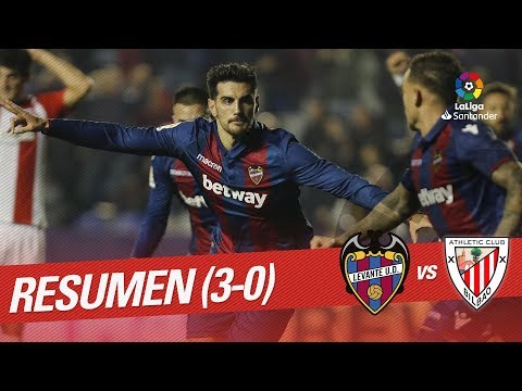 Resumen de Levante UD vs Athletic Club (3-0)