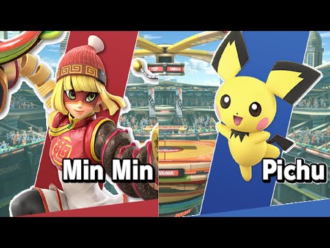 Min Min vs. Pichu (Super Smash Bros. Ultimate)