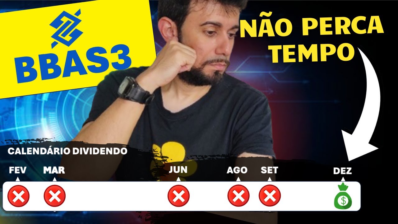 ANUNCIO DE DIVIDENDO CHEGANDO DO BANCO DO BRASIL - BBAS3