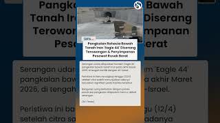 PANGKALAN RAHASIA 'Eagle 44' Bawah Tanah Iran Diserang! Bukti Kerusakan Muncul dari Citra Satelit
