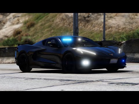 LSPDFR | Unmarked 2020 Corvette C8 | San Andreas Highway Patrol