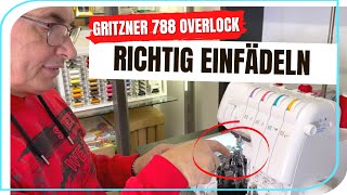 GRITZNER 788 Overlock EINFÄDELN   HD 1080p