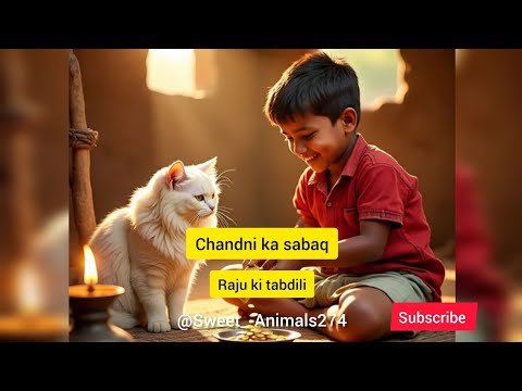Chandni ka sabak aur Raju ki tabdili 😱#sweet #cat #animalart #animalssweet #funnycat #catvideos 