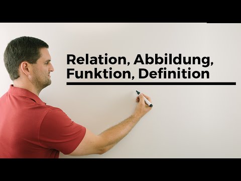 Relation, Abbildung, Funktion, Definition | Mathe by Daniel Jung