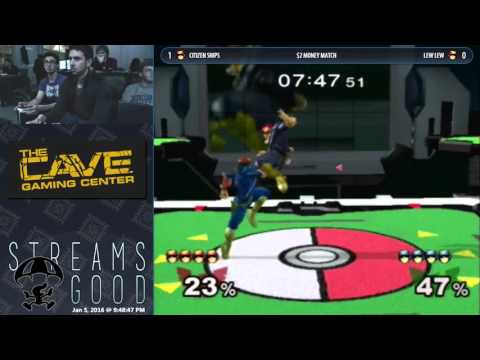 The Cave - Money Match - Citizen Snips (C. Falcon) v Lew Lew (C. Falcon) - SSBM
