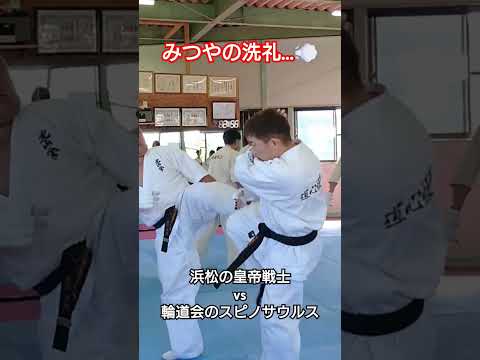 愛知信長OYAJIスパーリング会…💨ミツヤ石澤の洗礼…💨Mr.三日月蹴りvs輪道会のコンドル…👍 #オヤジ空手 #oyajiスパーリング会 #オヤジの輝ける場所