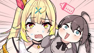【手描き】星川オタクとしての一線を超えるまつり【夏色まつり / 星川サラ / 空澄セナ / ホロライブ / 切り抜き】