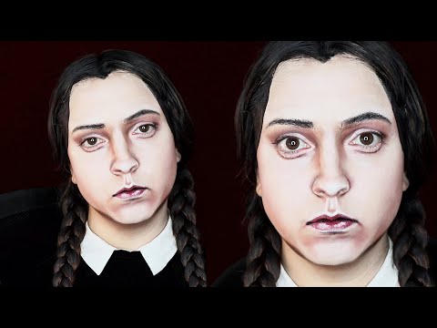 THE ADDAMS FAMILY, WEDNESDAY MAKEUP / MAQUILLAJE MIÉRCOLES - TUTORIAL - The Faceless Queen