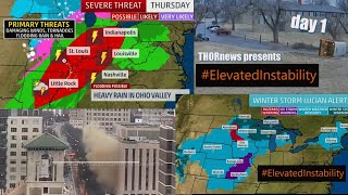 12 Atlanta Explosions &amp; Big Ohio Valley Ice/Flood Storm &amp; Shattered Rain Records of 2018