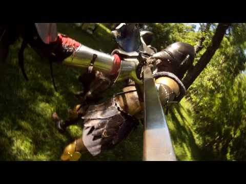 Pursuing the Knightly Arts: GoPro experiment, sword POV