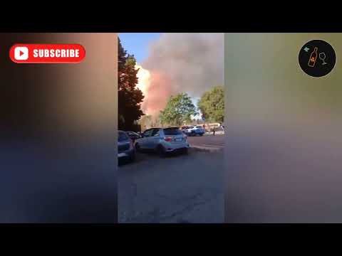 ESPLOSIONE DISTRIBUTORE DI CARBURANTE A ROMA CENTOCELLE