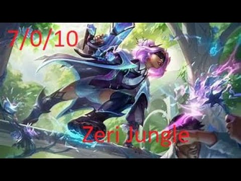 Zeri jungle league of legend S12, Intuable !!